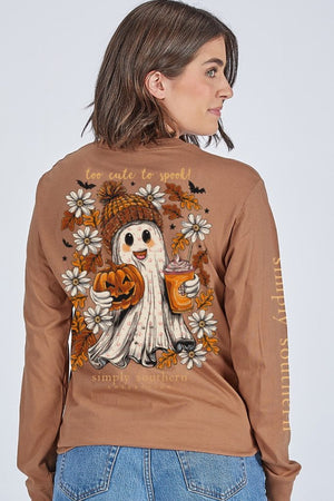 Simply Southern LS Tee - Ghost Chesnut