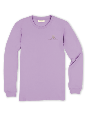 Simply Southern LS Tee - Impress Lilac