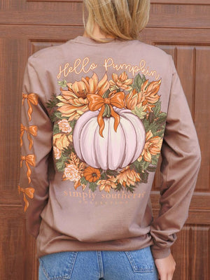 Simply Southern LS Tee - Pumpkin Army