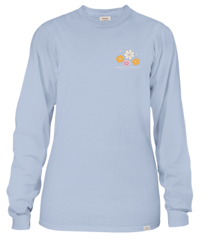 Simply Southern LS Tee - Stress Fog