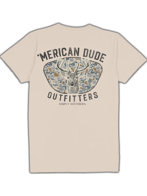 Simply Southern Tee - Deer Dude Linen