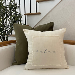 Throw Pillow - Relax Natural