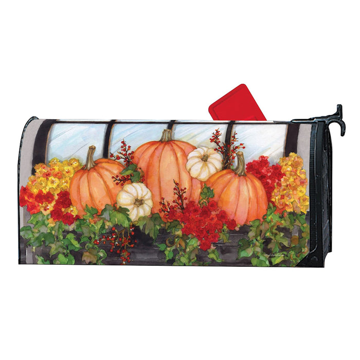 Mailbox Cover - Autumn Window