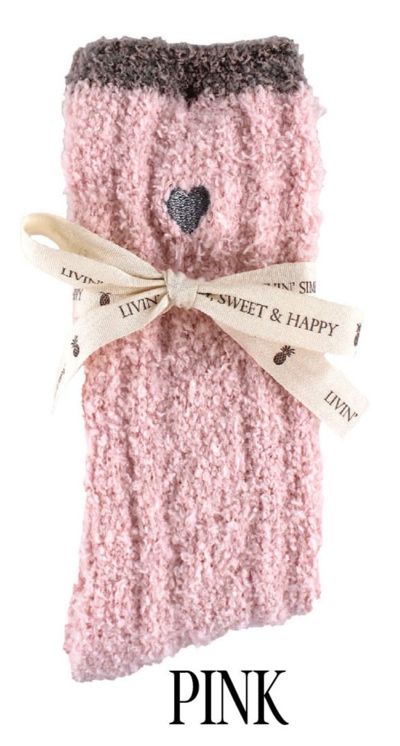 Simply Southern Soft n Cozy Socks - Pink