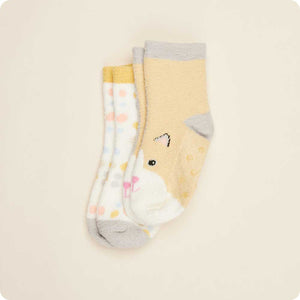 Warmies Crew Socks - Calico Cat