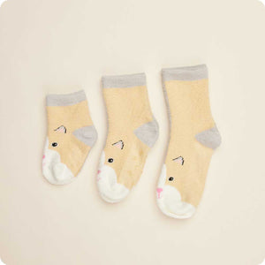 Warmies Crew Socks - Calico Cat