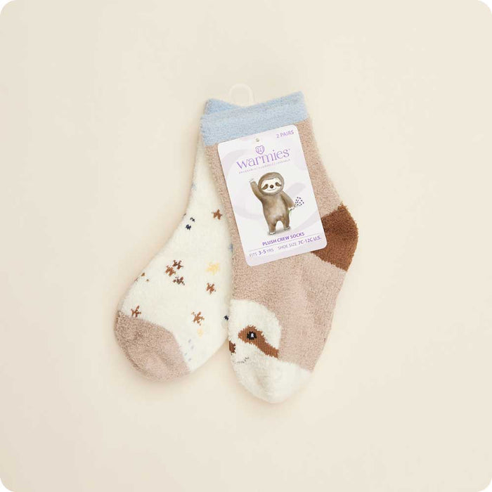 Warmies Crew Socks - Sloth