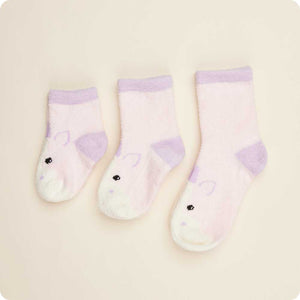 Warmies Crew Socks - Unicorn