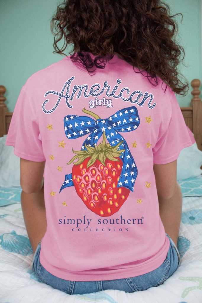 Simply Southern SS Tee - American Girly Petal