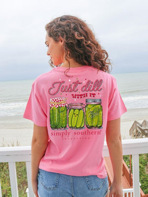 Simply Southern SS Tee - Dill Fancy Candy