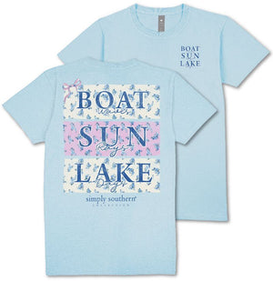 Simply Southern Tee - Lake Boat Sky