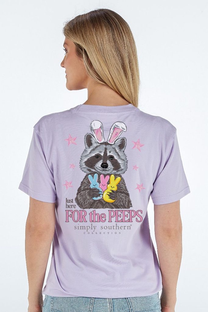 Simply Southern Tee - Peeps Lilac
