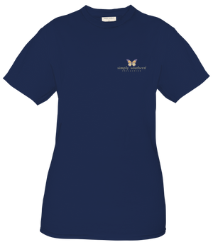 Simply Southern SS Tee - Pieces Navy