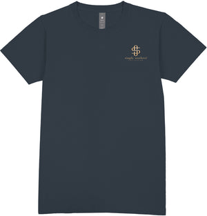 Simply Southern Tee - Shine Heather Navy