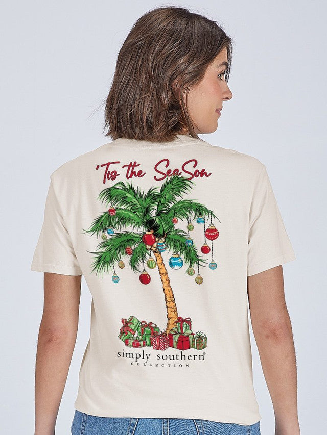 Simply Southern Tee - Christmas Palm
