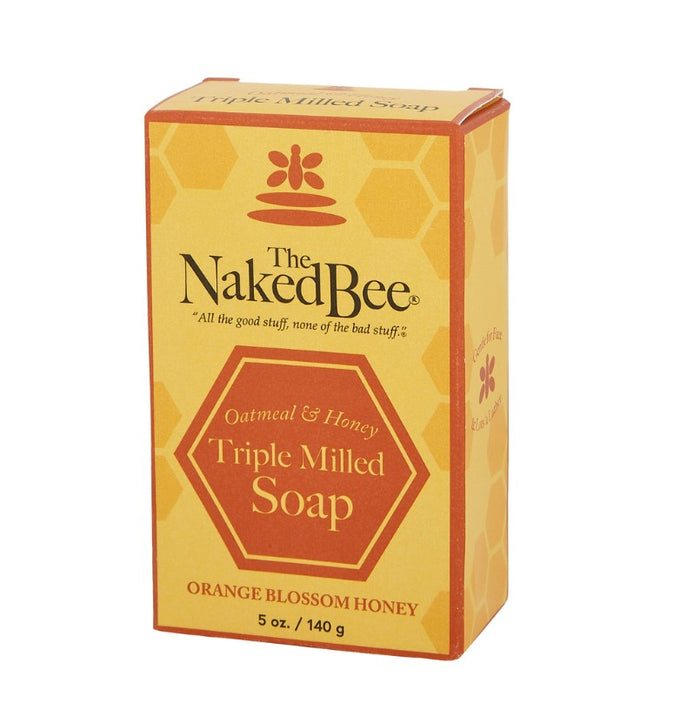 Naked Bee 5oz Bar Soap-Orange Blossom Honey