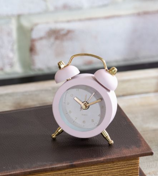 Mini 2 Bell Alarm Clock - Pink