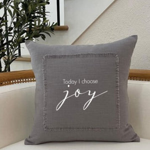 Throw Pillow - Today I Choose Joy