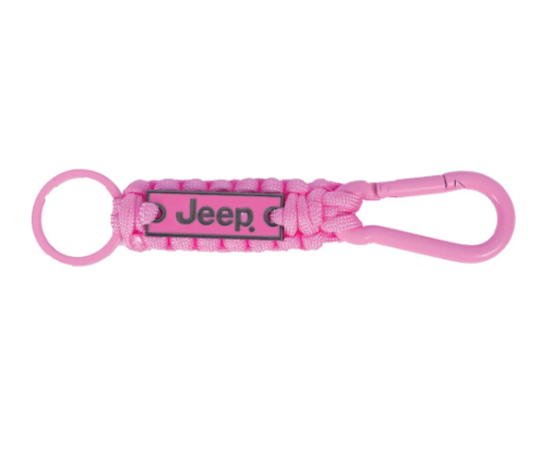 Key Chain - Jeep Paracord Pink