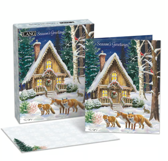 Lang Boxed Christmas Cards - Winter Retreat