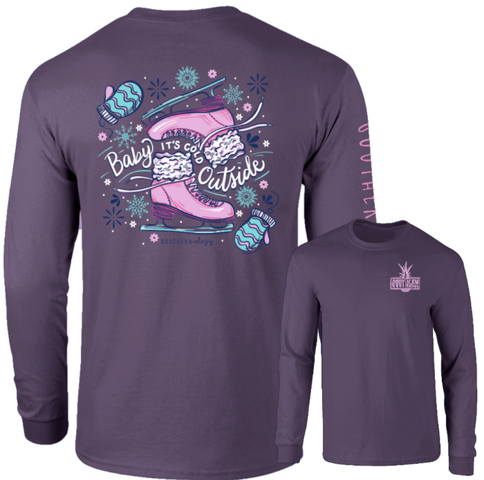 Southernology LS Tee - Ice Skates Baby