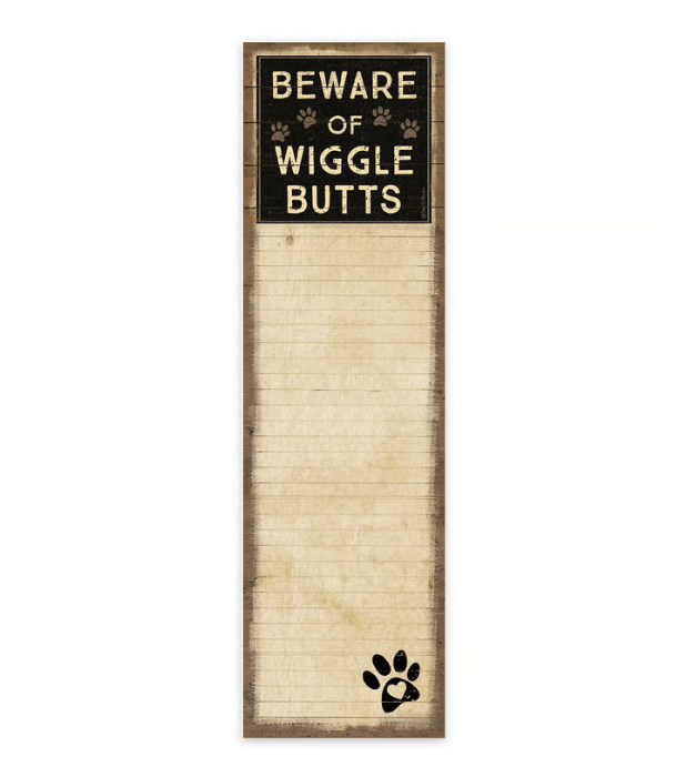 List Pad - Wigglebutts