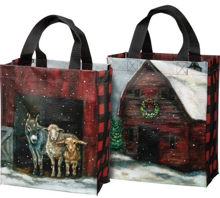 Snowy Farm Family Daily Tote