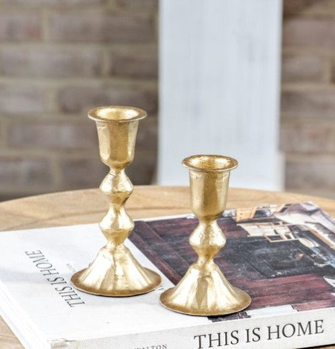 Gold Diamond Candlestick-Sm