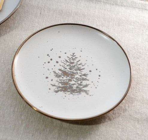 8" Metallic Tree Plate