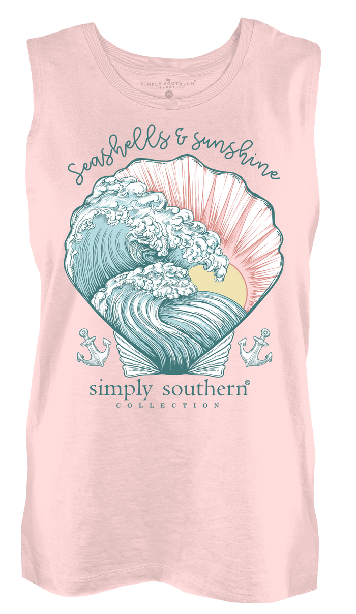 Simply Southern Tank - Shell Lace