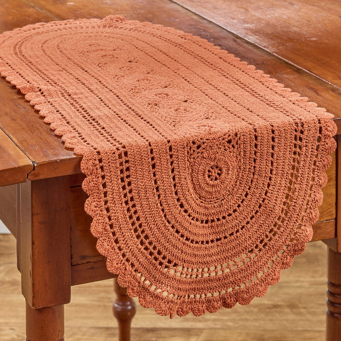36" Table Runner - Addison Sienna Crochet