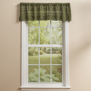 Valance - Addison Matcha Green Crochet