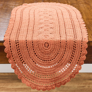 36" Table Runner - Addison Sienna Crochet