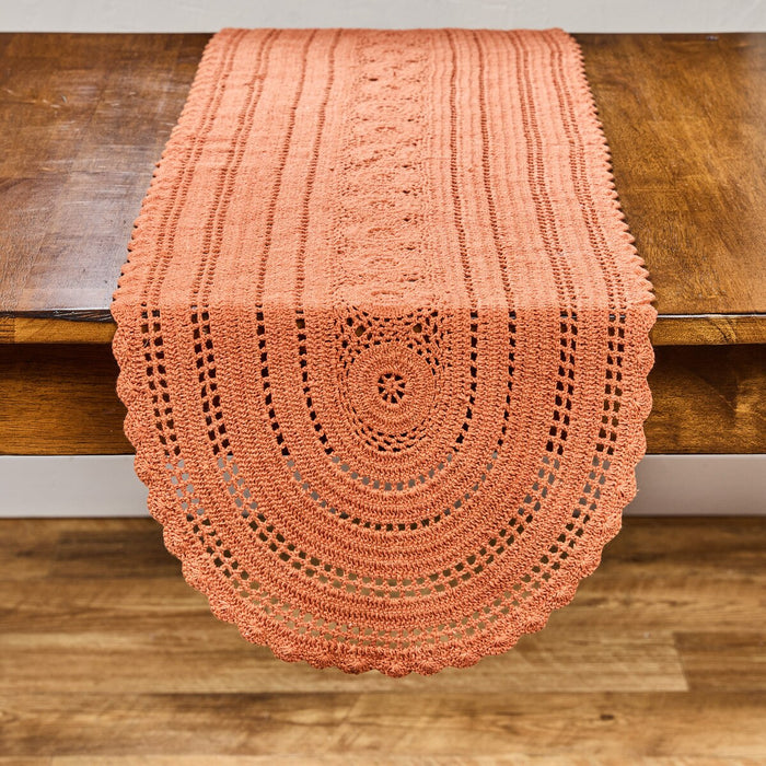 54" Table Runner - Addison Sienna Crochet