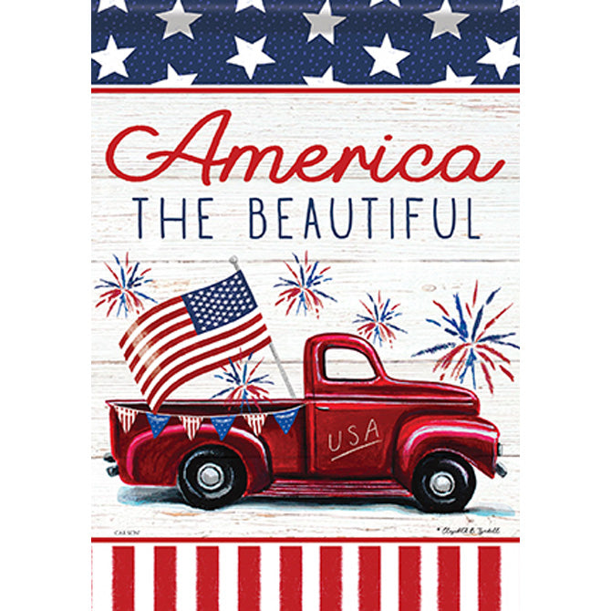 Standard Flag - America Truck
