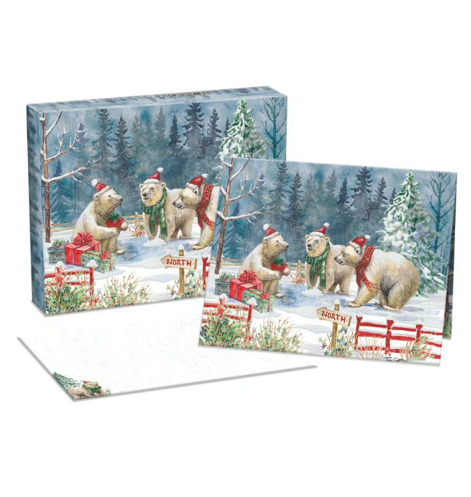 Lang Boxed Christmas Cards - Bear-y Merry Christmas