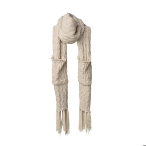 Beyond Soft Pocket Scarf Oat