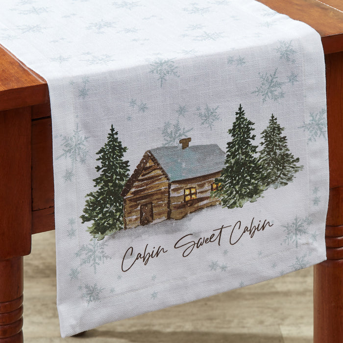 13" x 54" Table Runner - Cabin Sweet Cabin