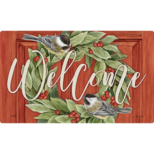 Mat Insert - Chickadee Bay Wreath