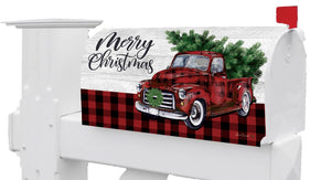 Mailbox Cover - Christmas Truck