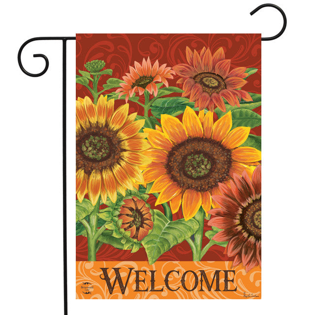 Garden Flag - Colorful Fall Sunflowers