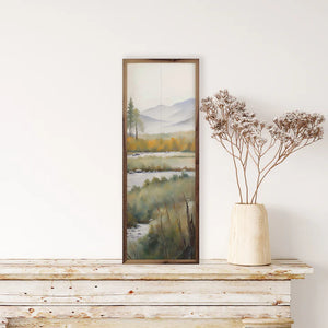 Creek with Tall Trees Wall Art