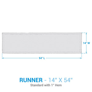 54" Table Runner - Danica