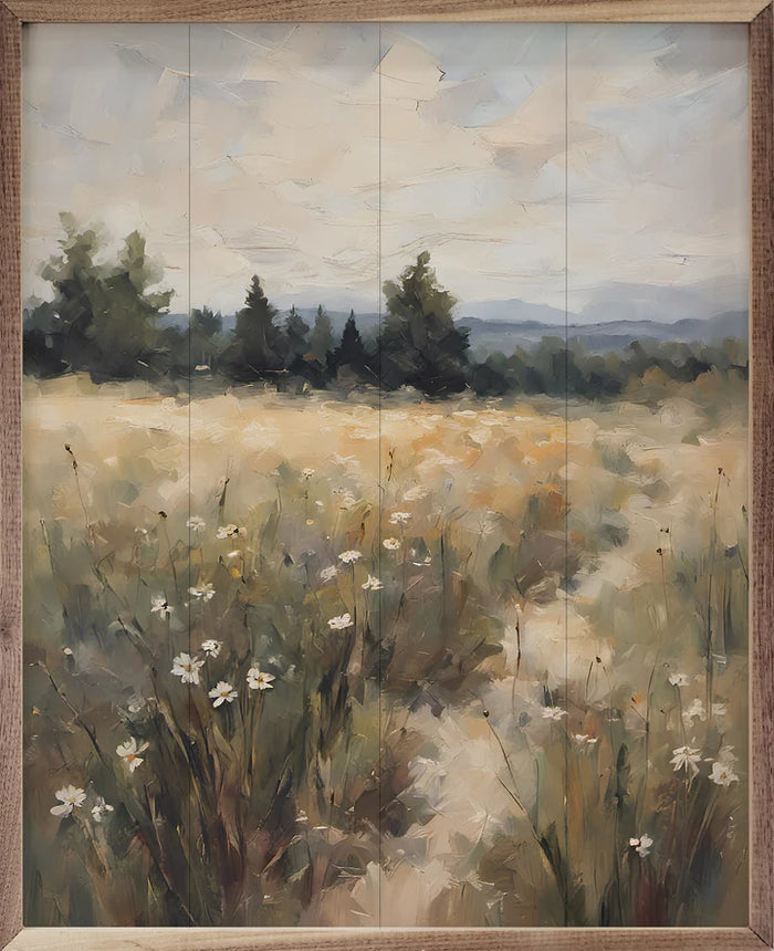 Dirt Road In a Field Wall Art