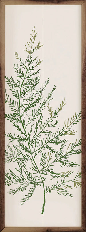 Distressed Leaf Three Wall Art