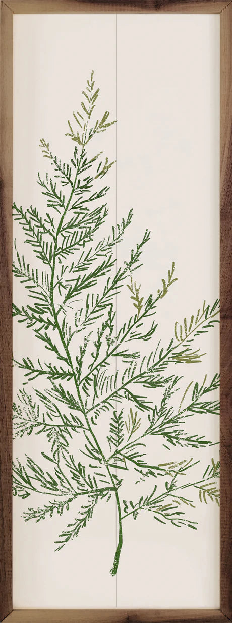 Distressed Leaf Three Wall Art