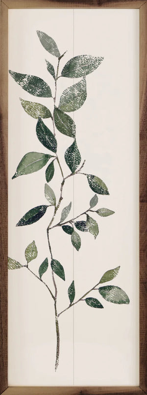 Distressed Leaf Wall Art