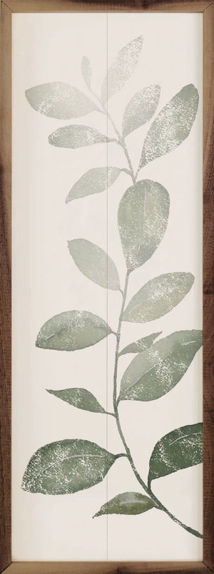 Distressed Leaf One Wall Art
