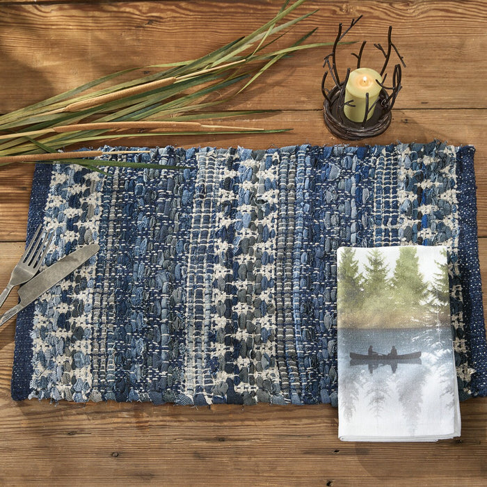 Placemat - Dressed Up Denim Chindi