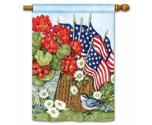 Standard Flag - Flags and Flowers